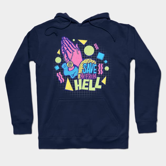 Save Me from Hell Hoodie by BeanePod